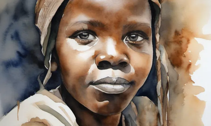 Africké muzeum Dr. Emila Holuba – akvarel