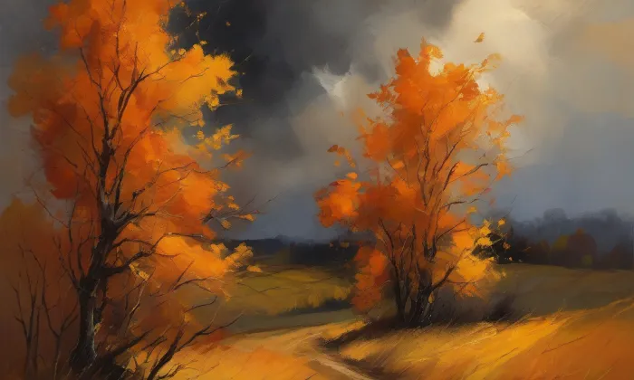 Americký park – autumn