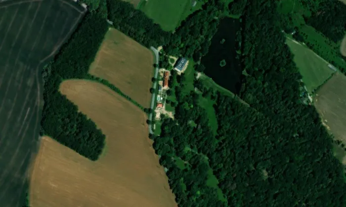 Apollonův chrám – letecký pohled
