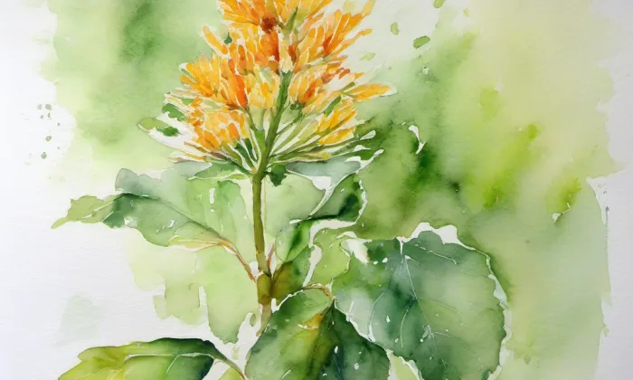 Arboretum Bílá Lhota – akvarel