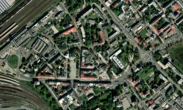 Archiv města Ostravy – letecký pohled