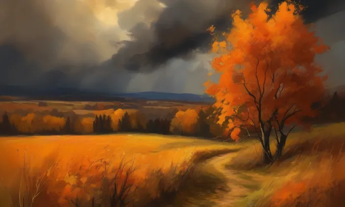 Bývalá Vyšší hospodářská škola – autumn