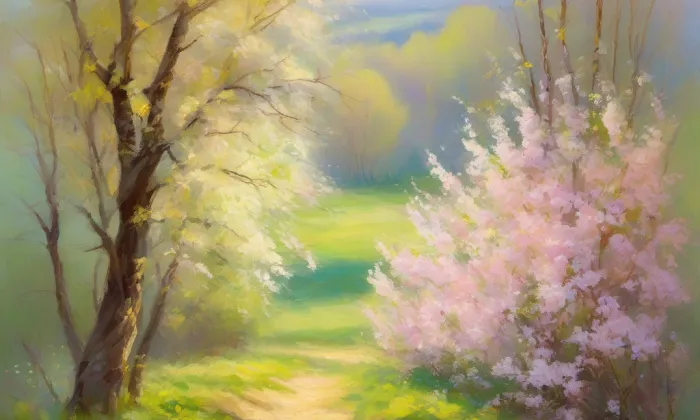 barokní kamenný mostek ve Zlivi – spring