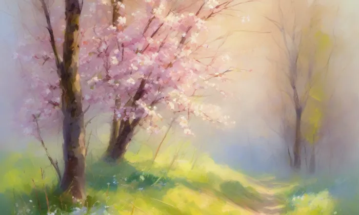 barokní most v Náměšti nad Oslavou – spring