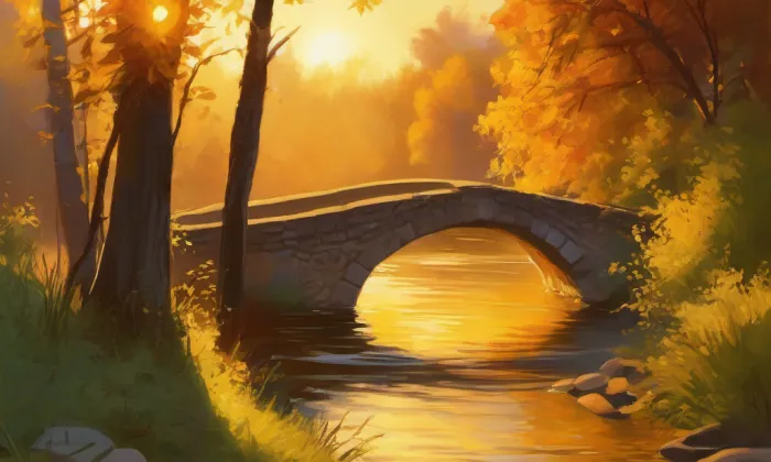 barokní most v Náměšti nad Oslavou – summer