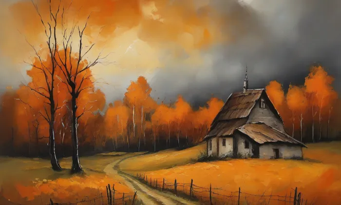 Bauerova vila – autumn