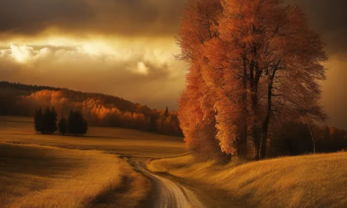 Bazilika svatého Prokopa – autumn