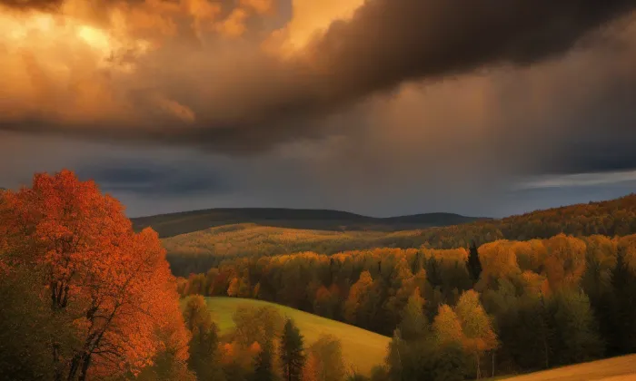 Bazilika svatého Václava ve Staré Boleslavi – autumn