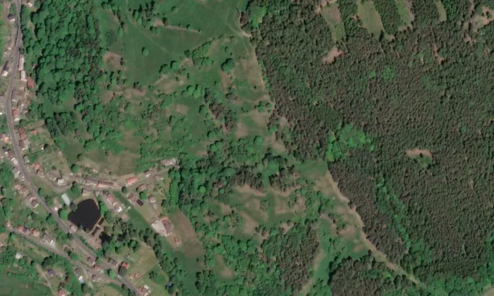 Bečovsko – letecký pohled