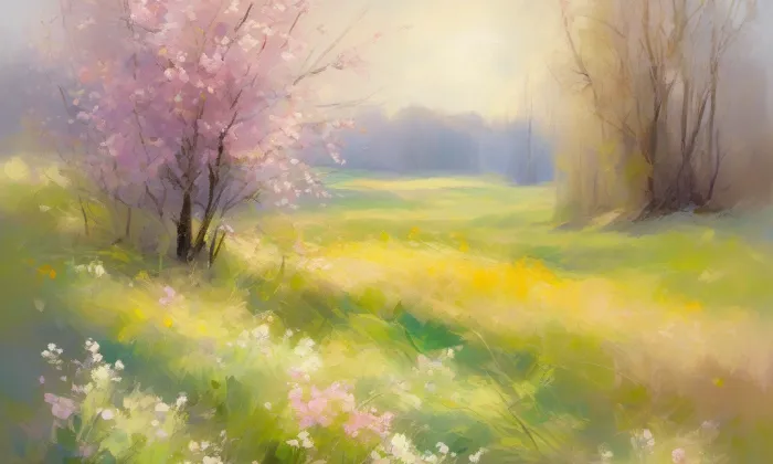 Bezručovy sady (Praha) – spring