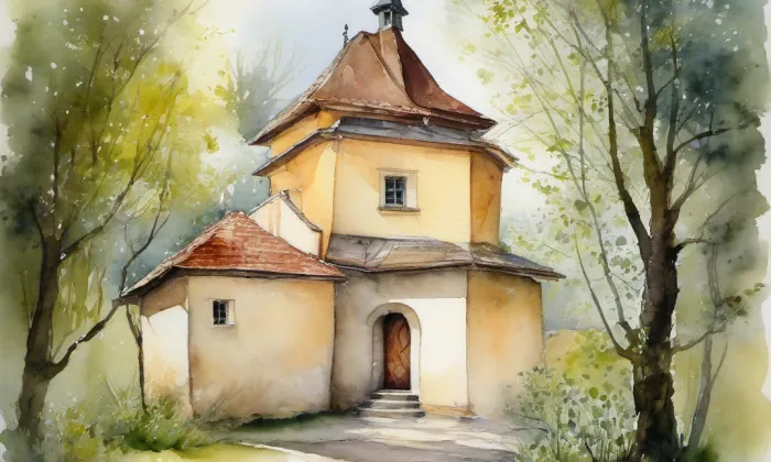 Bible boskovická – akvarel