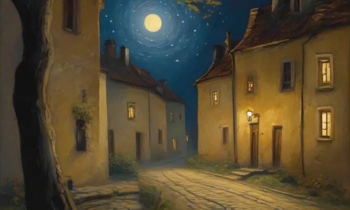 Biskupský dvůr – noc