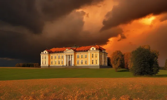 Bissingenský palác – autumn