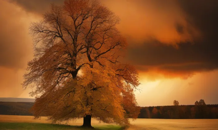 Bohatická rychta – autumn