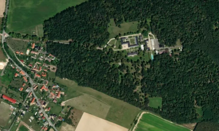 Bon Repos – letecký pohled