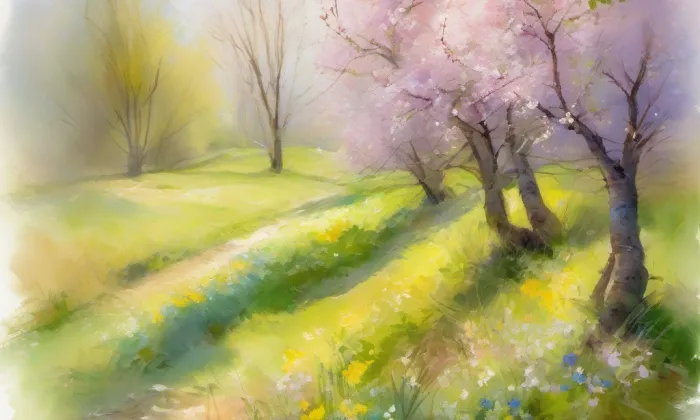 Borotín – spring