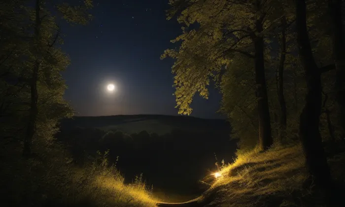 Borovský most – noc