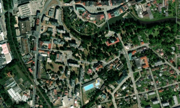 Boučkovo loutkové divadlo – letecký pohled