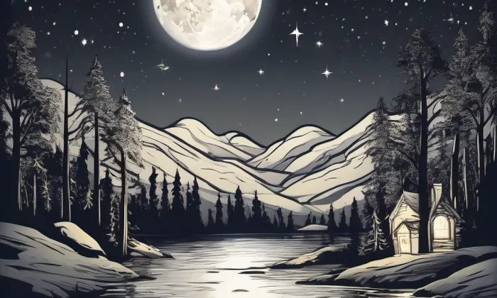 Brána svatého Martina – noc