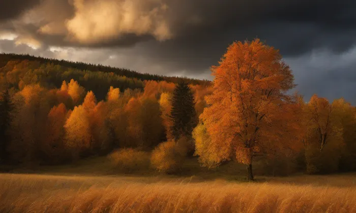 Brozany – autumn