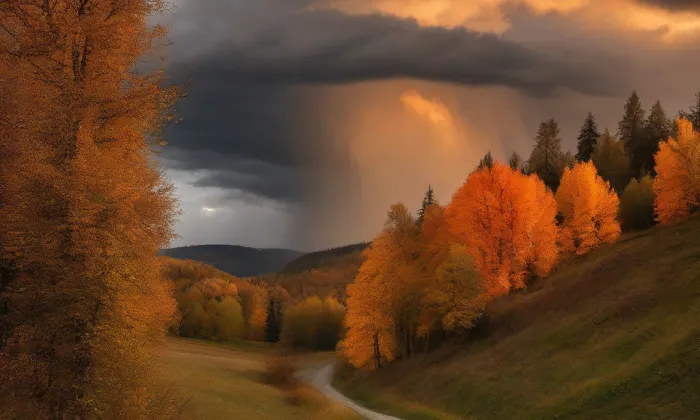 Buškův hamr – autumn