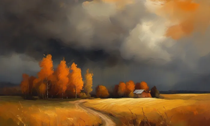 Bubenská nádražní vodárna – autumn