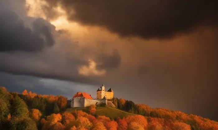 Církvice – autumn