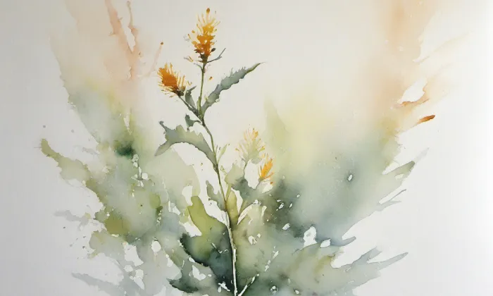 Chřibská – akvarel