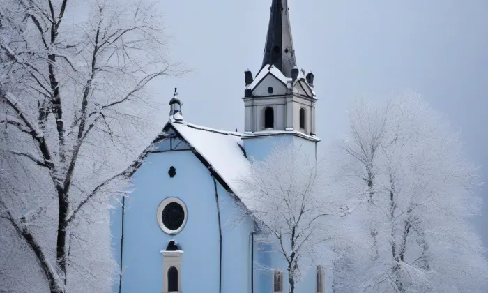 Chrám svaté Barbory – winter