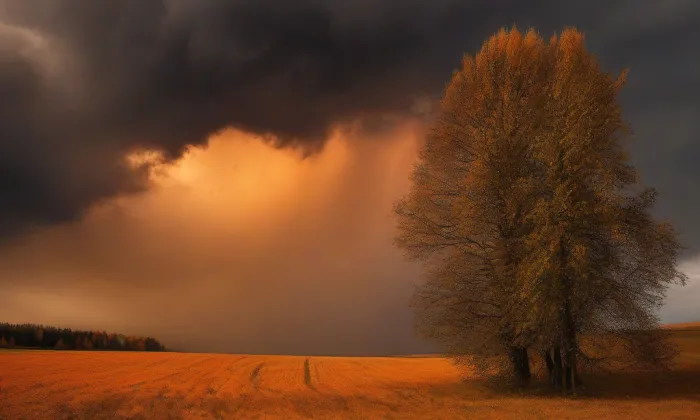 chrám svaté Barbory (Dolní Kounice) – autumn