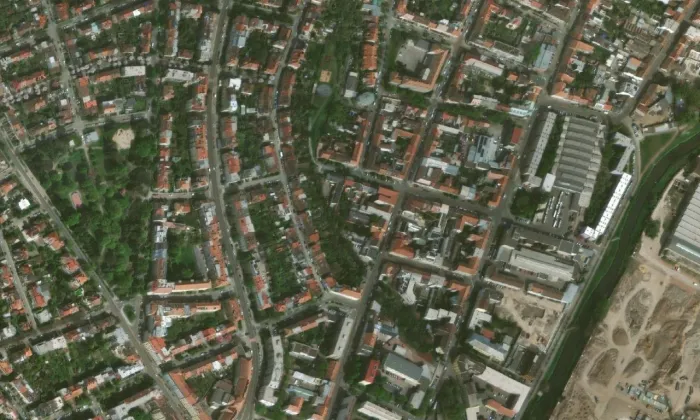 chrám Uvedení Bohorodice do Chrámu – letecký pohled