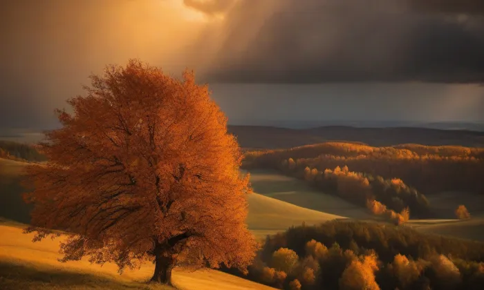 Chudoba – autumn