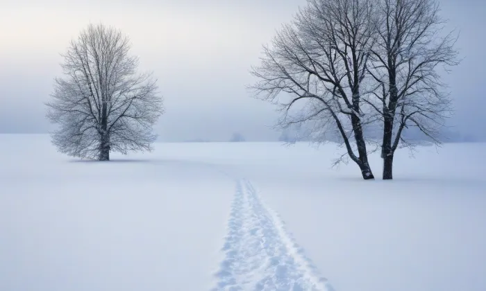 Důlní revír Knötel – winter