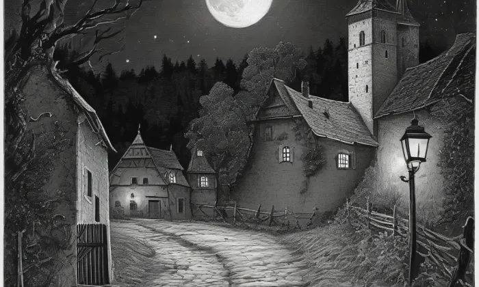 Děpoltovice – noc