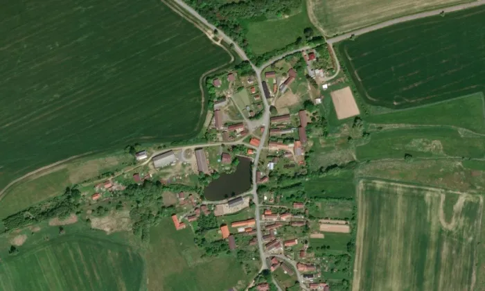 Darmyšl – letecký pohled