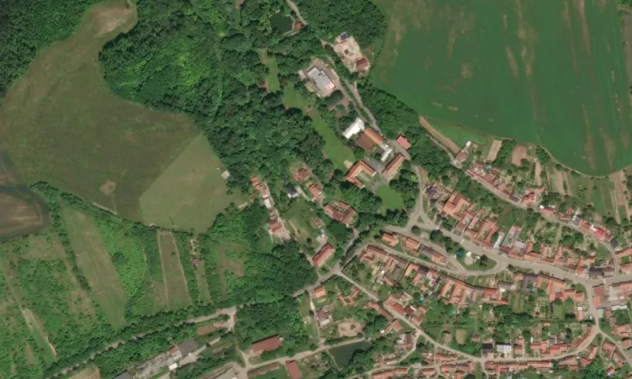 Diváky – letecký pohled