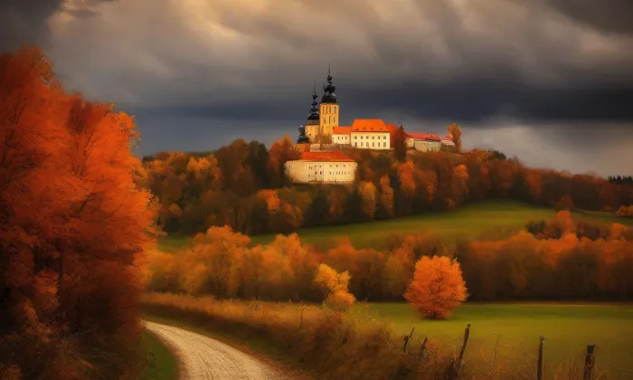 Drahlín – autumn