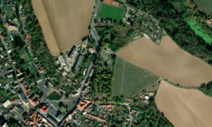 Dubá (Dubá) – letecký pohled