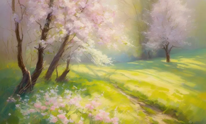 evangelický kostel v Blažkově – spring