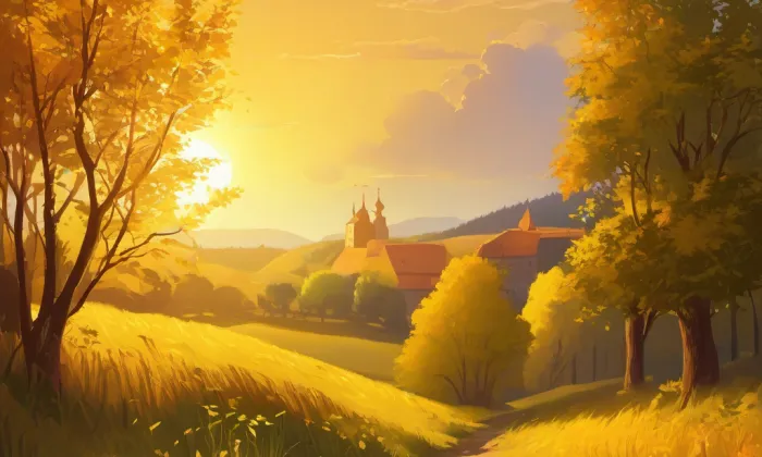 evangelický kostel v Blažkově – summer