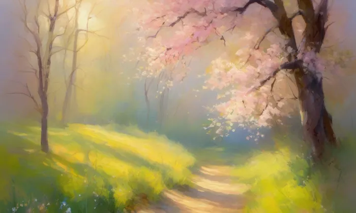 evangelický kostel v Bošíně – spring
