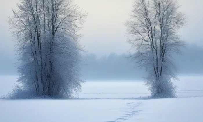 evangelický kostel v Bošíně – winter