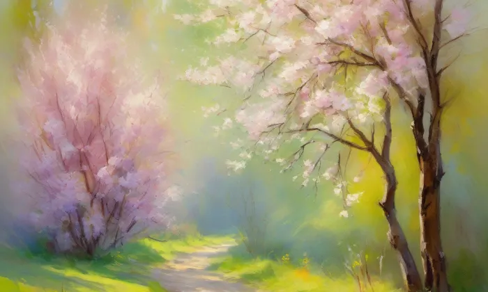 evangelický kostel v Bučině – spring