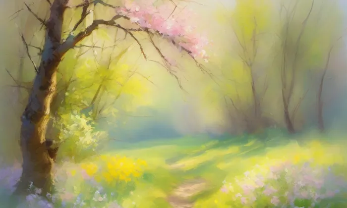 evangelický kostel v Chodově – spring