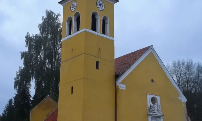 evangelický kostel v Hrubé Vrbce – historical