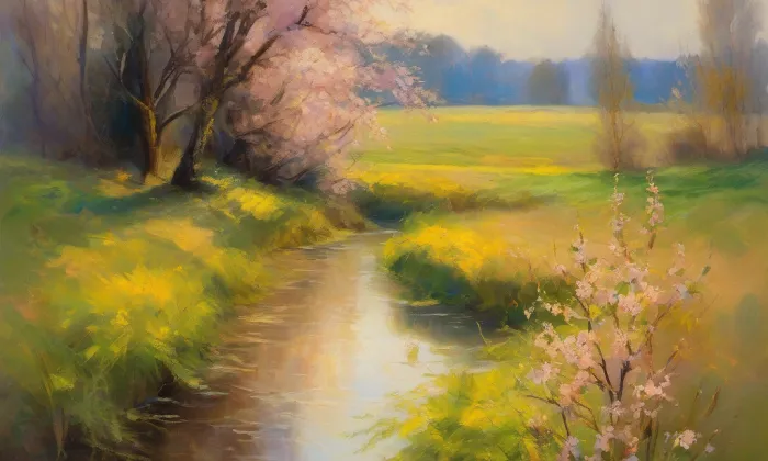 evangelický kostel v Libčicích nad Vltavou – spring