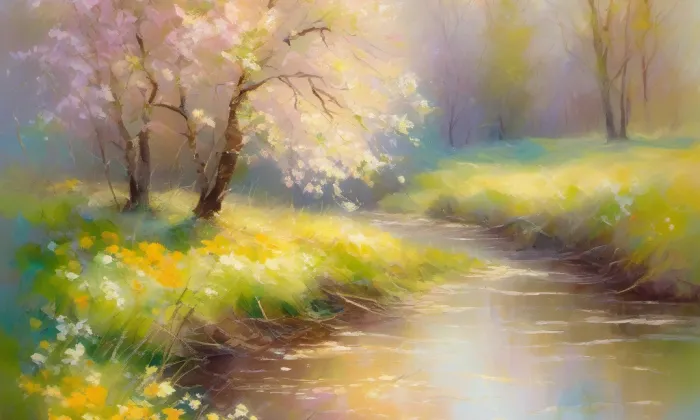 evangelický kostel v Lipové – spring