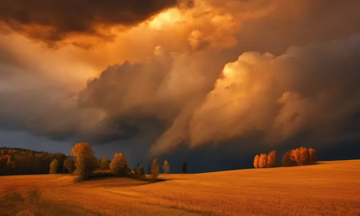 evangelický kostel v Mokřinách – autumn