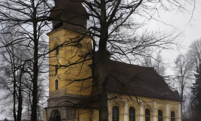evangelický kostel v Mokřinách – historical