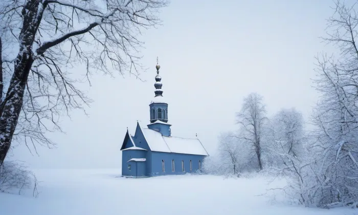 evangelický kostel v Moravské Třebové – winter